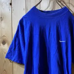 ss4627 NIKE ナイキ 半袖 Tシャツ ワンポイント 青 M