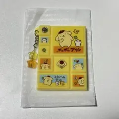 ぽむぽむプリン タイルシール風ミニミラー