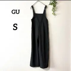 GU 大人可愛い　サロペット オールインワン Sサイズ ダークグレーのサムネイル
