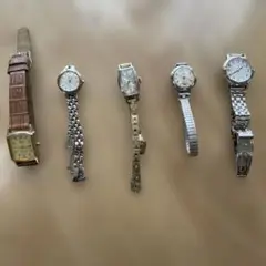 【ジャンク】ビンテージ時計5点セット！