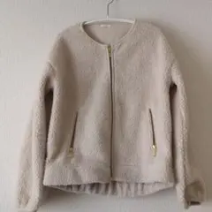 ボア　ブルゾン　GU