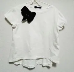 PICCIN tシャツ　リボン　ホワイト　カットソー　ピッチンのサムネイル