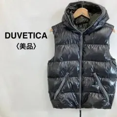 未使用級　現行　黒タグ　デュベティカ　ダウンベスト　迷彩　チェルッティ　カシミヤ 未使用級 現行 黒タグ デュベティカ ダウンベスト 迷彩