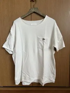 URBAN RESEARCH DOORS Tシャツ オフホワイト ロールエッジ