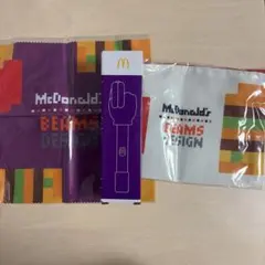 マクドナルド　2025年福袋　BEAMSコラボ　ポテトトング　ポーチ　クロス