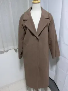 Techichi ロング チェスター コート Fサイズ ブラウンのサムネイル