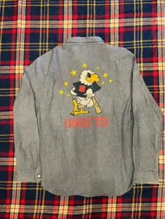 UNDEFEATED アンディーフィーテッド　デニムシャツ Lサイズのサムネイル