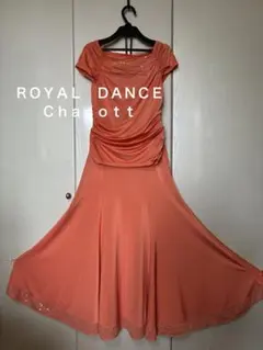 チャコット ロイヤルダンス 社交ダンス スカート マゼンダピンク