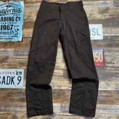 S*o様 Dickies ワークパンツ ブラウン W28 ストレート チノパン