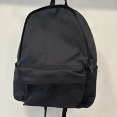 無印良品　肩の負担を軽くする撥水リュックサック　ブラック