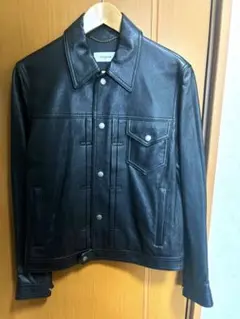 COACH レザージャケット 黒のサムネイル