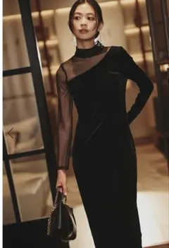 anuans シアーコンビタイトワンピース