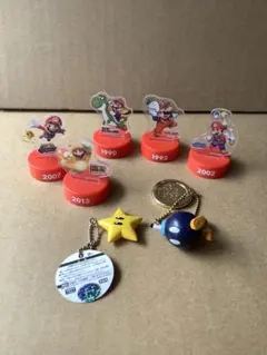 スーパーマリオ　ストラップ　 ボトルマーカーセット1