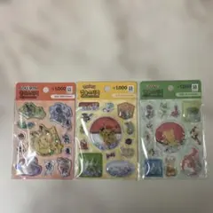 【韓国限定】 ポケモン シール ウォーターシール シャカシャカシール