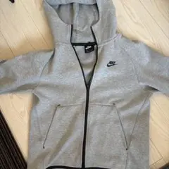 Nike フルジップ フード付きパーカー S グレー