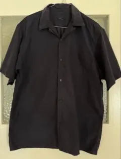 COMOLI 20SSタイプライターオープンカラーシャツ ネイビーサイズ2 新品 COMOLI｜20SS タイプライター オープンカラーシャツ（Navy・2