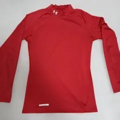 UNDER ARMOUR レッド 長袖アンダーシャツ