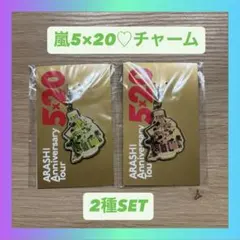 嵐5×20 チャーム （紫.緑） 2種セット