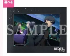DARKER THAN BLACK キャラファインマット 黒 銀 ステッカー DARKER THAN BLACK 黒の契約者 高精細複製画キャラファインマット
