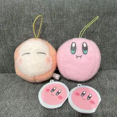 星のカービィ 羊毛フェルト風 フェイスマスコット カービィ ワドルディ