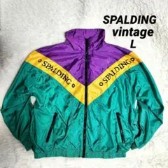 SPALDING ナイロンジャケット 古着 80s 90s y2k ヴィンテージのサムネイル