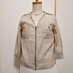 LOWRYSFARMブルゾン　ベージュ.M