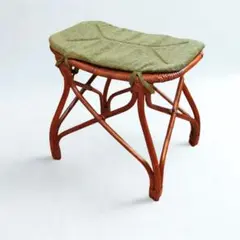 ラタンスツール ファブリック オットマン 籐家具 花柄 214-1366 ラタンスツール ファブリック オットマン 籐家具 花柄 214-1366 - メルカリ