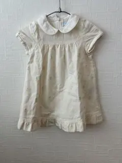 MIKIHOUSE ミキハウス 80半袖ワンピースロンパースお宮参り