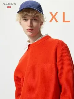 SKYS様）UNIQLO JW ANDERSON リブクルーネックセーター XL