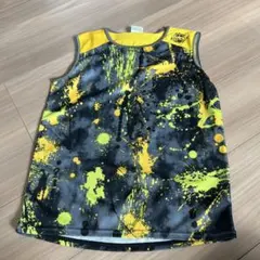 ATHLETA スプラッタープリント ノースリーブシャツ 140