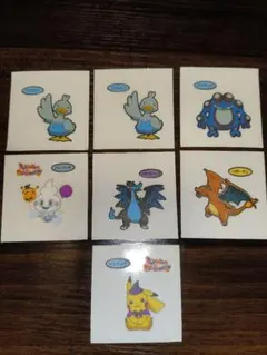 ポケモン BIGシール セット ピカチュウ リザードン - メルカリ