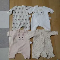 UNIQLO　FOインターナショナル　ロンパース 60cm　4枚セット　キルト