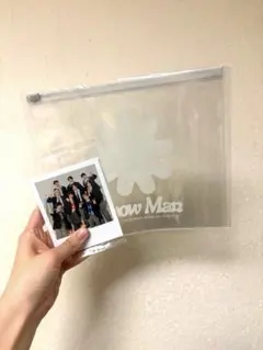 Snow Man カレンダー付録のみ　クリアポーチとフォトカードセット