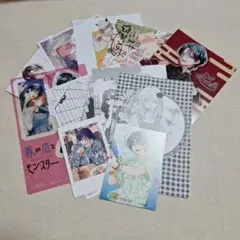 春の嵐とモンスター　メロンブックス特典　イラストカード　ミニカード　ペーパー