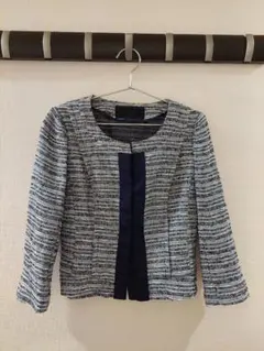 TO BE CHIC ノーカラー　七分袖ジャケットのサムネイル