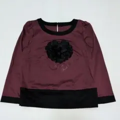 トゥービーシック★リボン＆お花付き！Ｔシャツ★40