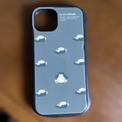 ポケモン　カビゴン iPhone13用　ハイブリッドケース ダークグリーン