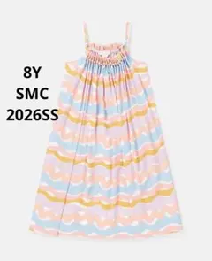 新品 SMC マルチカラー ビーズ付き　キャミワンピース　8Yのサムネイル