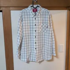 afterbase チェックシャツ ホワイト Lサイズのサムネイル