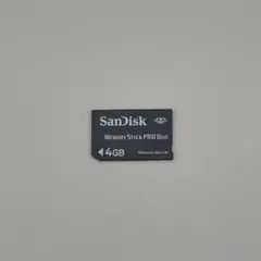 【動作確認済】SanDisk Memory Stick PRO Duo 4GB