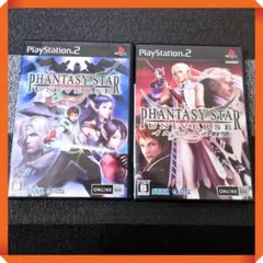 PS2ソフト中古２本セット【★状態良し】 ファンタシースターユニバース