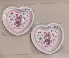 メゾピアノ mezzo piano 一番くじ 当たりくじ ハート型トレイ 2点