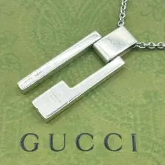 상태좋음 ✨ グッチ GUCCI ネックレス Gモチーフ シルバー スクエア 925