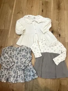 テータテート　ブラウス3点セット　80サイズ