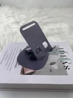 紫色の調整可能なスマホスタンドlh