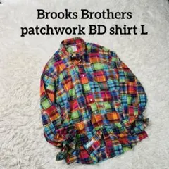 Brooks Brothers patchwork BD shirts L