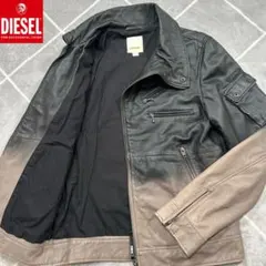 【羊革XL】幻の逸材 DIESEL レザージャケット 希少色 ラムレザー 激レア