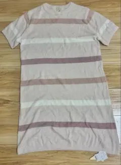 【新品未使用タグ付き】ジェラートピケ　ボーダーワンピース