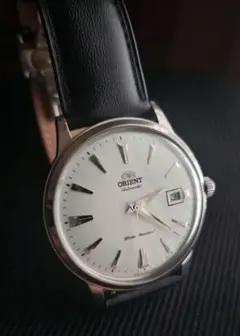 【最終価格】ORIENT バンビーノ 自動巻き 新品本革バンド Dバックル付