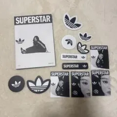 韓国限定adidas JENNIE superstar コラボステッカー ジェニ